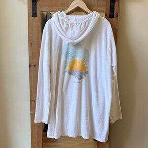 Life is Good Terry Cloth Beach/Pool Cover Up Size XXL